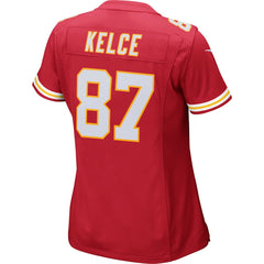 NFL Travis Kelce Kansas City Chiefs Women's Game Jersey - Red