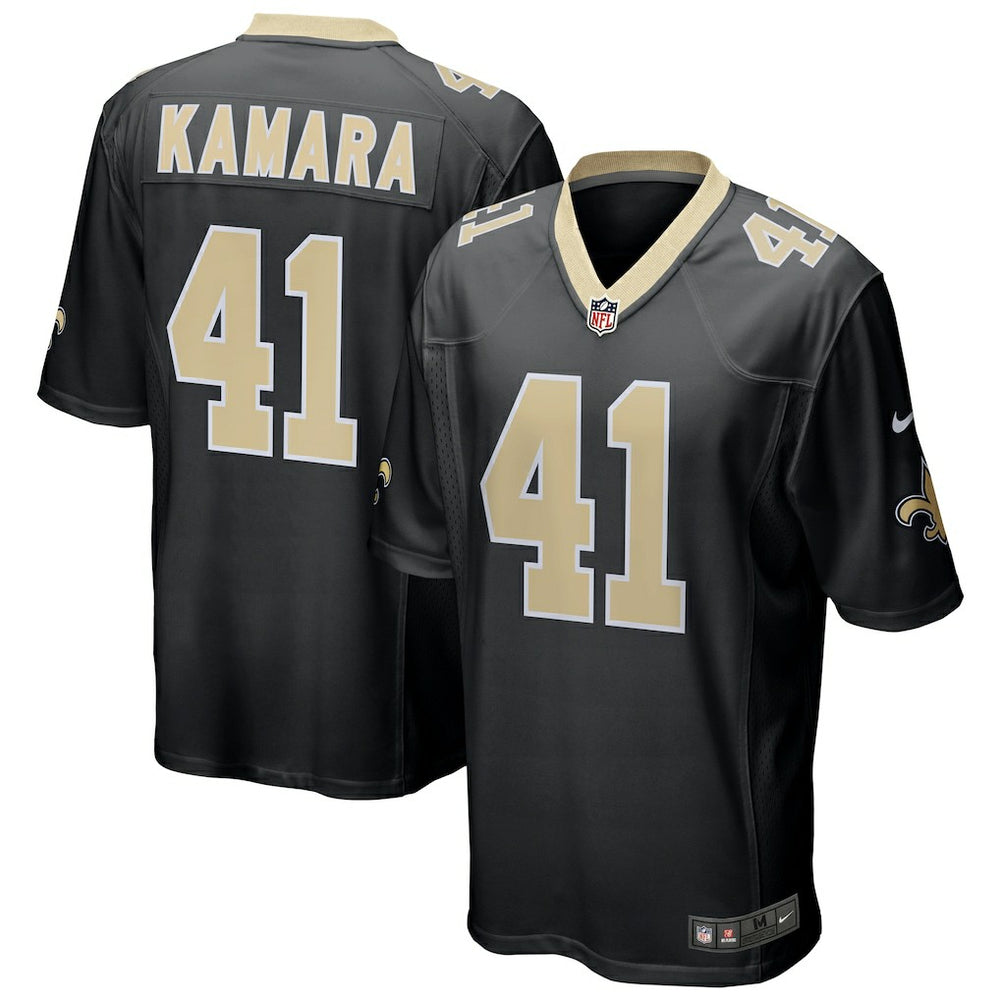 NFL Alvin Kamara New Orleans Saints Game Jersey - Black