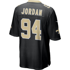 NFL Cameron Jordan New Orleans Saints Game Jersey - Black
