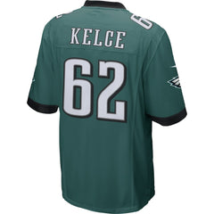 Jason Kelce Philadelphia Eagles Game Jersey Midnight Green