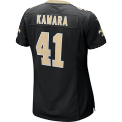 NFL Alvin Kamara New Orleans Saints Women's Game Jersey - Black