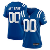 NFL Indianapolis Colts Women's Custom Game Jersey - Royal