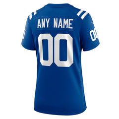 Indianapolis Colts Women's Custom Game Jersey Royal