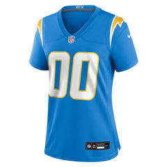NFL Los Angeles Chargers Women's Custom Game Jersey - Powder Blue