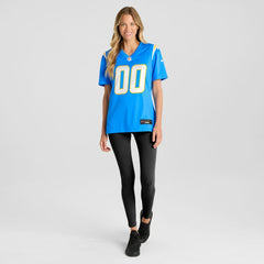 NFL Los Angeles Chargers Women's Custom Game Jersey - Powder Blue