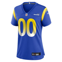 NFL Los Angeles Rams Women's Custom Game Jersey - Royal