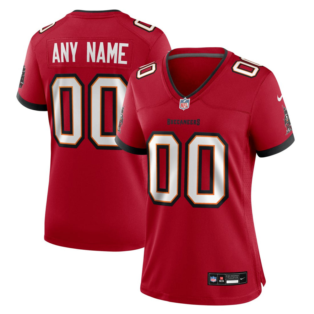 NFL Tampa Bay Buccaneers Women's Custom Game Jersey - Red