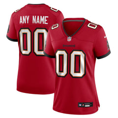 NFL Tampa Bay Buccaneers Women's Custom Game Jersey - Red