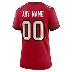 NFL Tampa Bay Buccaneers Women's Custom Game Jersey - Red