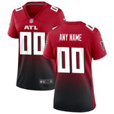 NFL Atlanta Falcons Women's Alternate Custom Game Jersey - Red