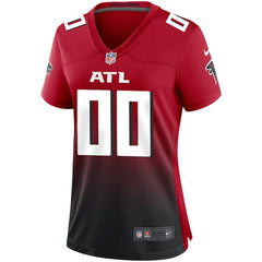 NFL Atlanta Falcons Women's Alternate Custom Game Jersey - Red