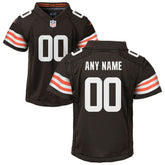 NFL Cleveland Browns Youth Custom Game Jersey - Brown