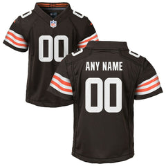 NFL Cleveland Browns Youth Custom Game Jersey - Brown