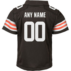 NFL Cleveland Browns Youth Custom Game Jersey - Brown