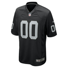NFL Las Vegas Raiders Youth Custom Game Jersey - Black