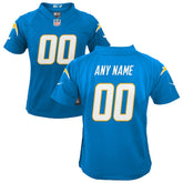 NFL Los Angeles Chargers Youth Custom Game Jersey - Powder Blue