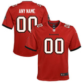 NFL Tampa Bay Buccaneers Youth Custom Game Jersey - Red