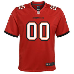 NFL Tampa Bay Buccaneers Youth Custom Game Jersey - Red