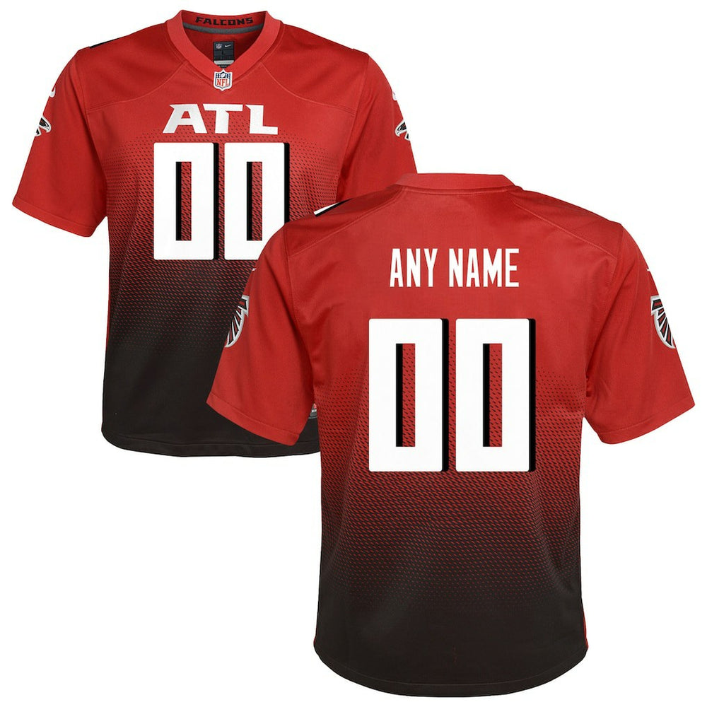 NFL Atlanta Falcons Youth Alternate Custom Game Jersey - Red