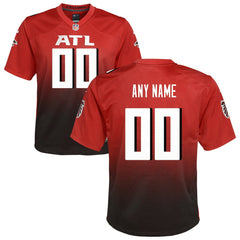 NFL Atlanta Falcons Youth Alternate Custom Game Jersey - Red
