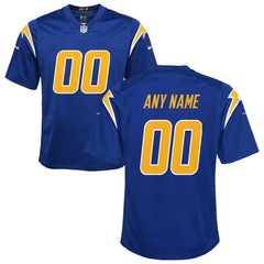NFL Los Angeles Chargers Youth Alternate Custom Game Jersey - Royal