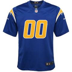 NFL Los Angeles Chargers Youth Alternate Custom Game Jersey - Royal