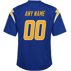 NFL Los Angeles Chargers Youth Alternate Custom Game Jersey - Royal
