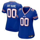 NFL Buffalo Bills Women's Custom Game Jersey - Royal