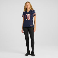 NFL Chicago Bears Women's Custom Game Jersey - Navy