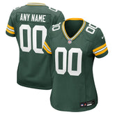 NFL Green Bay Packers Women's Custom Game Jersey - Green
