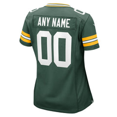 NFL Green Bay Packers Women's Custom Game Jersey - Green