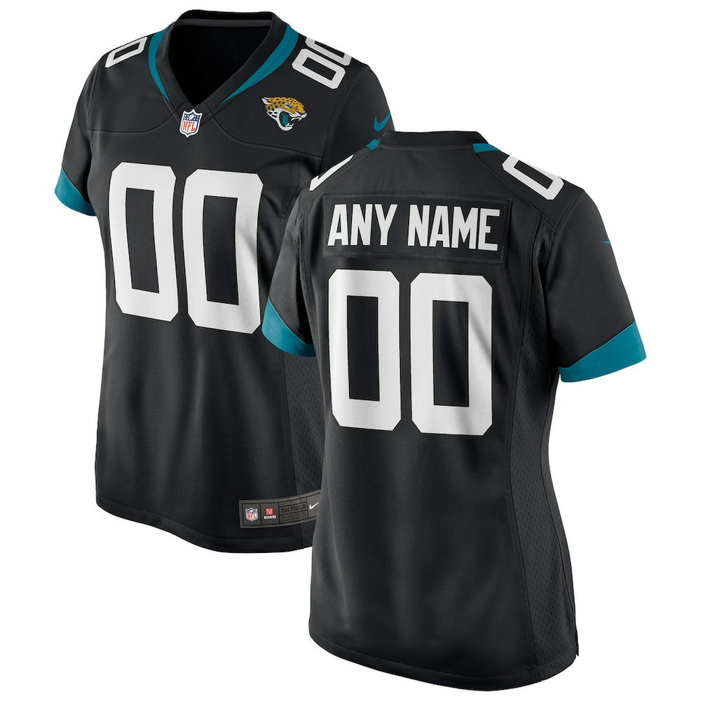 NFL Jacksonville Jaguars Women's Custom Jersey - Black