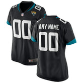 NFL Jacksonville Jaguars Women's Custom Jersey - Black