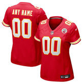 NFL Kansas City Chiefs Women's Custom Game Jersey - Red
