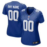 NFL New York Giants Women's Custom Jersey - Royal