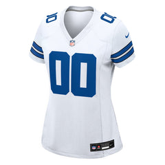 NFL Dallas Cowboys Women's Custom Game Jersey - White