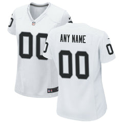 NFL Las Vegas Raiders Women's Custom Game Jersey - White