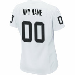 NFL Las Vegas Raiders Women's Custom Game Jersey - White