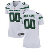 NFL New York Jets Women's Custom Game Jersey - White