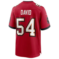 NFL Lavonte David Tampa Bay Buccaneers Game Jersey - Red