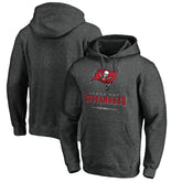 Tampa Bay Buccaneers Team Lockup Pullover Hoodie Heather Charcoal