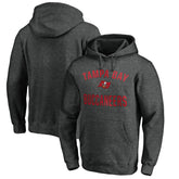 Tampa Bay Buccaneers Victory Arch Pullover Hoodie Heather Charcoal