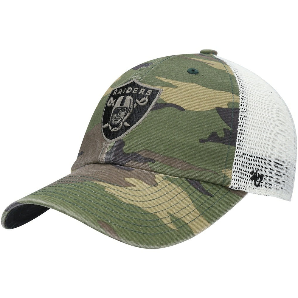 Las Vegas Raiders '47 Branson Trucker Clean Up Hat Camo