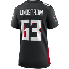 NFL Chris Lindstrom Atlanta Falcons Women's Game Jersey - Black