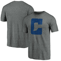 Indianapolis Colts Secondary Logo Tri-Blend T-Shirt Gray