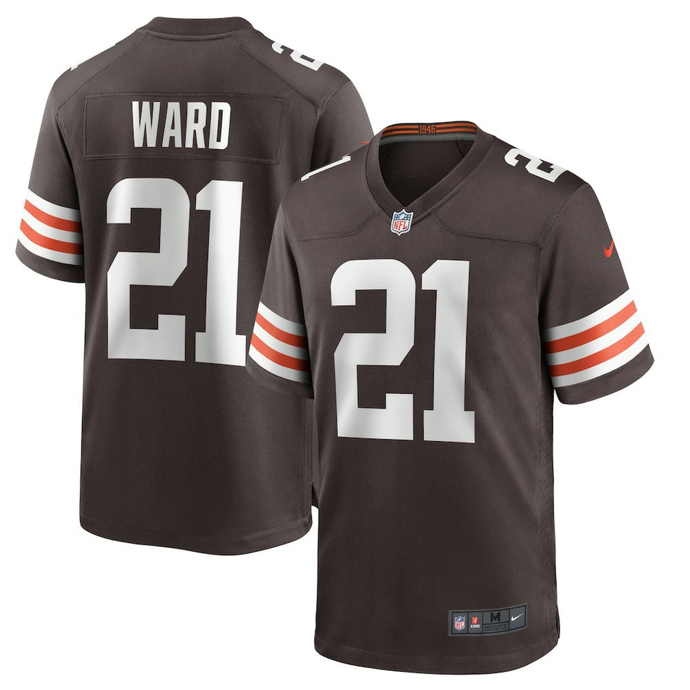 NFL Denzel Ward Cleveland Browns Player Game Jersey - Brown