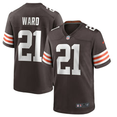 NFL Denzel Ward Cleveland Browns Player Game Jersey - Brown