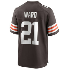 NFL Denzel Ward Cleveland Browns Player Game Jersey - Brown