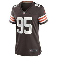 NFL Myles Garrett Cleveland Browns Women's Player Game Jersey - Brown