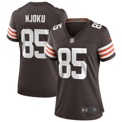NFL David Njoku Cleveland Browns Women's Player Game Jersey - Brown
